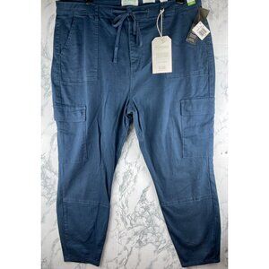 REgeneration by Celebrity Pink Womens  Size 20 High-Rise SKINNY Cargo Pants Blue